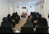 دیدار جمعی از بانوان مدیر با آیت‌الله مظفری