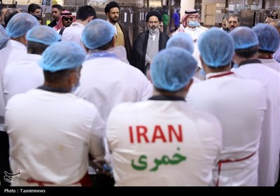 بازدید از آشپزخانه های حجاج ایران در مدینه منوره