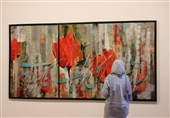 طغیان رنگها در نیاوران / خط، رنگ و شعر؛ سهگانه آثار گلکار
