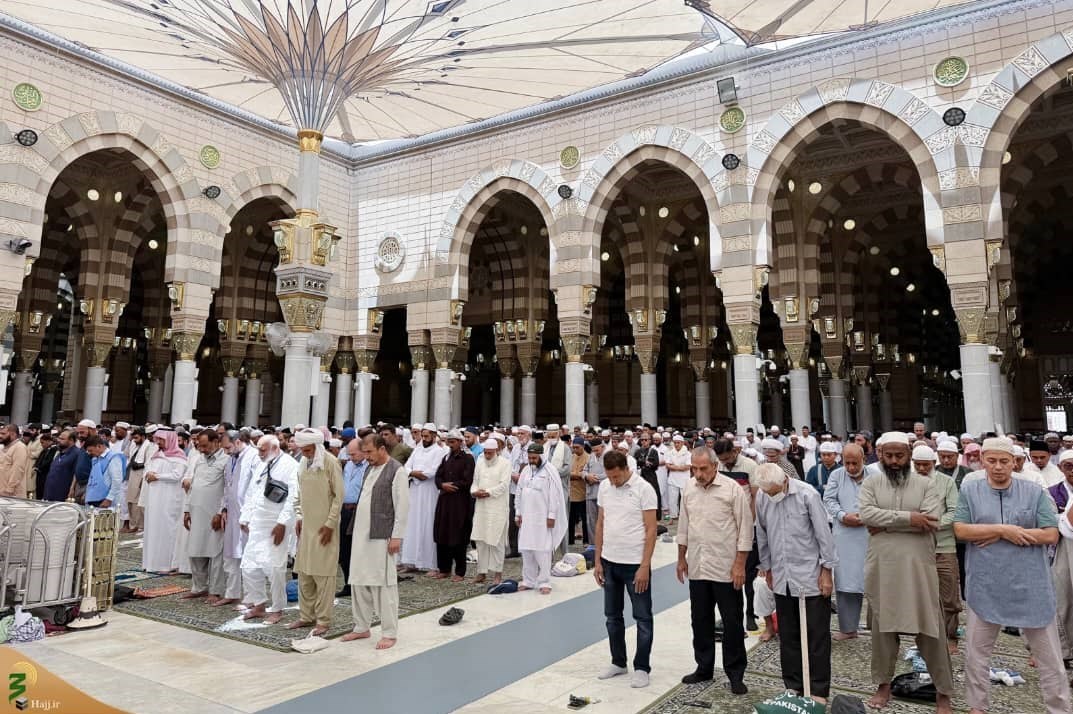 حج 1404 , حج تمتع , مدینه , 