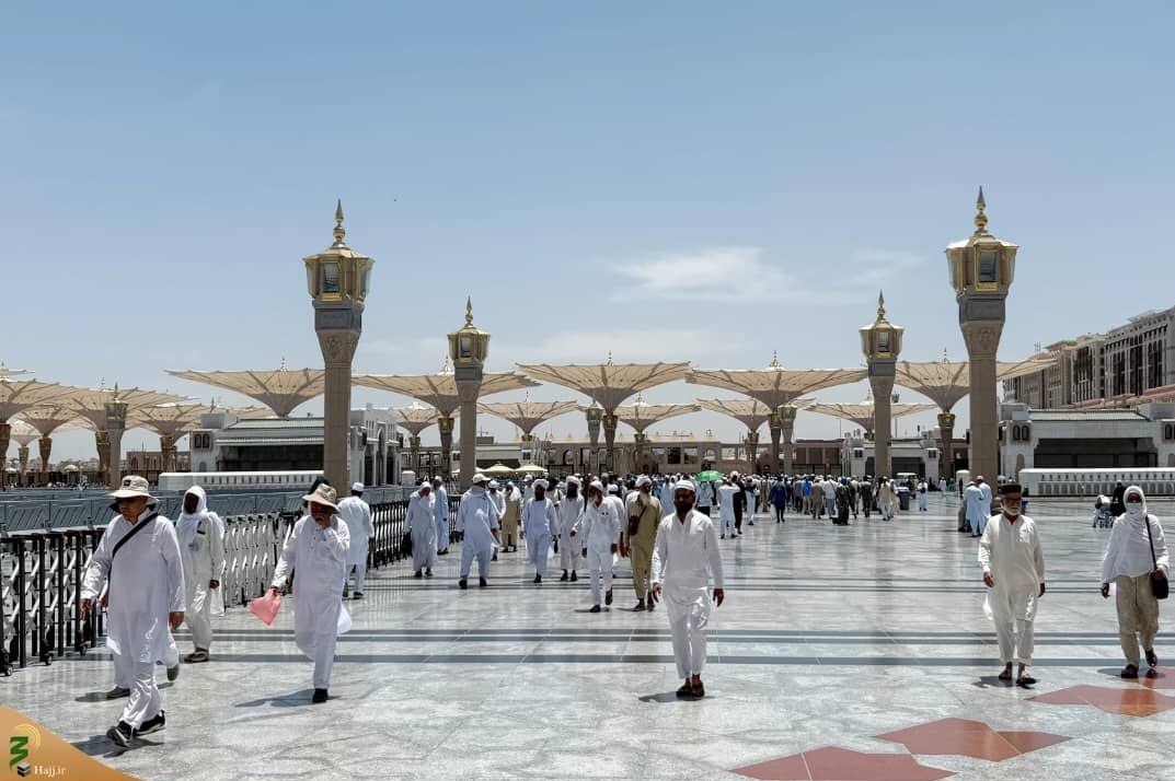حج 1404 , حج تمتع , مدینه , 