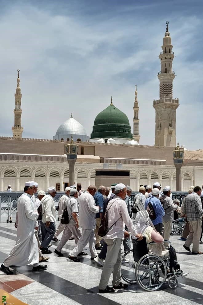 حج 1404 , حج تمتع , مدینه , 