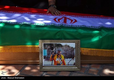 تشییع پیکر حمیدرضا درجاتی