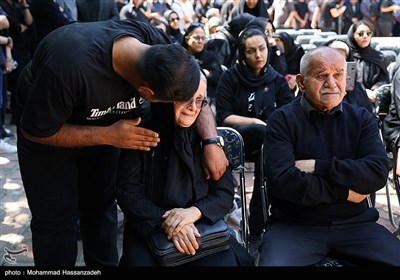 تشییع پیکر حمیدرضا درجاتی