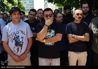 تشییع پیکر حمیدرضا درجاتی