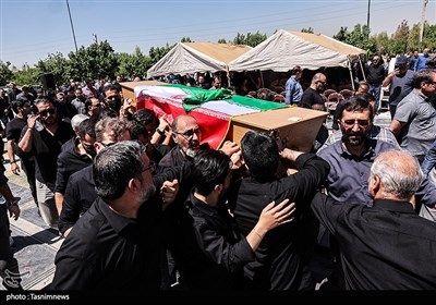 تشییع پیکر حمیدرضا درجاتی