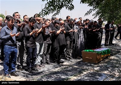 تشییع پیکر حمیدرضا درجاتی