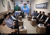 دیدار کاروان قرآنی نور با سرپرست حجاج ایرانی در مدینه منوره
