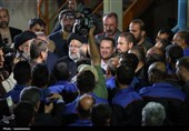 تصویری از بازدید تاریخی شهید رئیسی از کارخانه قند یاسوج