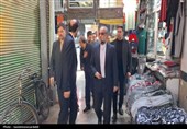 بازدید میدانی  دادستان و شهردار اردبیل از بازار قدیمی حاج یوسف