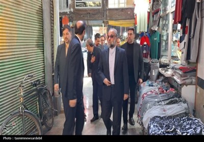 بازدید میدانی دادستان و شهردار اردبیل از بازار قدیمی حاج یوسف
