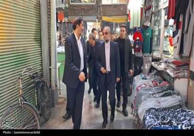 بازدید میدانی دادستان و شهردار اردبیل از بازار قدیمی حاج یوسف