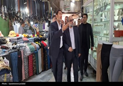 بازدید میدانی دادستان و شهردار اردبیل از بازار قدیمی حاج یوسف