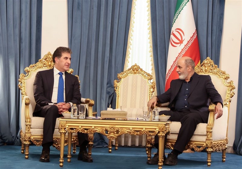  دیدار دبیر شورای عالی امنیت ملی با نیچروان بارزانی 