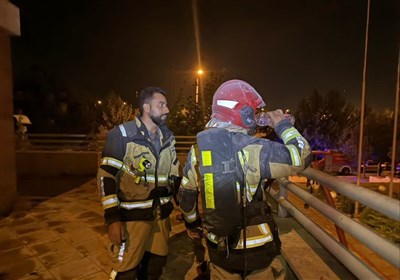 حریق ساختمان خوابگاه دختران دانشگاه آزاد قزوین