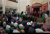 سومین حرم اهل‌بیت (ع) عزادار شهادت «خادمان حرم ایران»