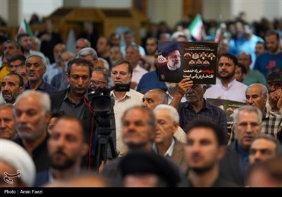 سومین حرم اهل‌بیت (ع) عزادار شهادت &#171;خادمان حرم ایران&#187;