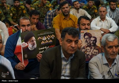 سومین حرم اهل‌بیت (ع) عزادار شهادت &#171;خادمان حرم ایران&#187;