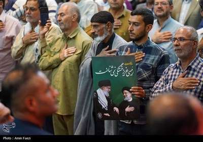 سومین حرم اهل‌بیت (ع) عزادار شهادت «خادمان حرم ایران»