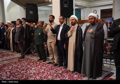 سومین حرم اهل‌بیت (ع) عزادار شهادت &#171;خادمان حرم ایران&#187;