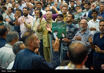 سومین حرم اهل‌بیت (ع) عزادار شهادت &#171;خادمان حرم ایران&#187;