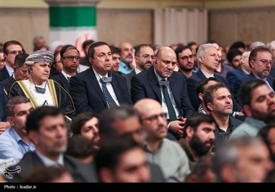 مراسم بزرگداشت شهید رئیسی و شهدای خدمت با حضور رهبر انقلاب