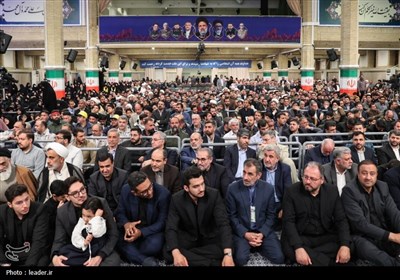 مراسم بزرگداشت شهید رئیسی و شهدای خدمت با حضور رهبر انقلاب