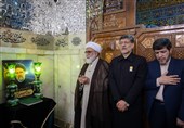 گرامیداشت یاد شهید جمهور در حرم مطهر امام رضا(ع)+عکس