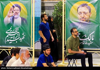 مراسم بزرگداشت شهدای خدمت در امامزاده صالح(ع)