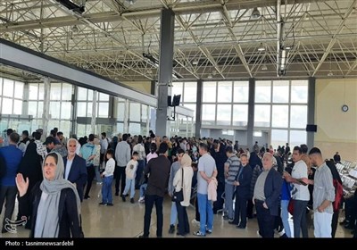 بدرقه پرشور حجاج اردبیلی به سوی سرزمین وحی و خانه خدا به روایت تصویر