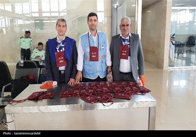 بدرقه پرشور حجاج اردبیلی به سوی سرزمین وحی و خانه خدا به روایت تصویر