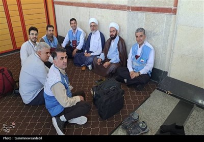 بدرقه پرشور حجاج اردبیلی به سوی سرزمین وحی و خانه خدا به روایت تصویر