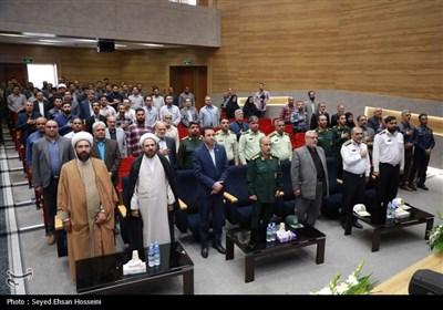 مراسم سالگرد رئیس جمهور شهدای خدمت در کویرتایر