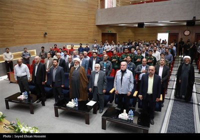 مراسم سالگرد رئیس جمهور شهدای خدمت در کویرتایر