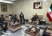 دیدار معاون ستادکل نیروهای مسلح بلاروس با فرمانده کل ارتش