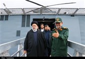 حضور شهید جمهور در میان دلاورمردان نیروهای مسلح در هرمزگان