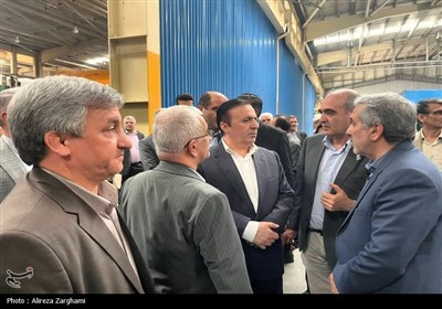 بازدید استاندار قزوین از واحدهای تولیدی و صنعتی