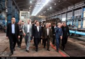 بازدید استاندار قزوین از واحدهای تولیدی و صنعتی