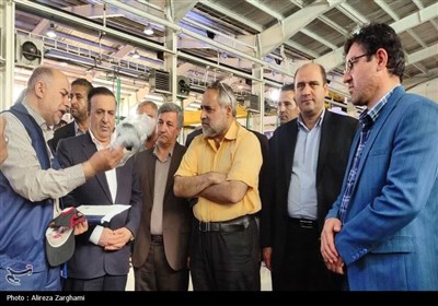 بازدید استاندار قزوین از واحدهای تولیدی و صنعتی