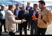 بازدید استاندار قزوین از واحدهای تولیدی و صنعتی