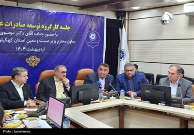 کارگروه توسعه صادرات غیر نفتی با حضور معاون وزیر صمت