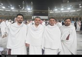 تصاویر دلنشین از حال و هوای زائران اردبیلی در خانه خدا
