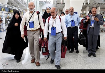 اعزام زائرین حج تمتع از فرودگاه شهید بهشتی اصفهان