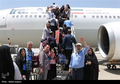 اعزام زائرین حج تمتع از فرودگاه شهید بهشتی اصفهان