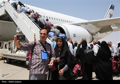 اعزام زائرین حج تمتع از فرودگاه شهید بهشتی اصفهان