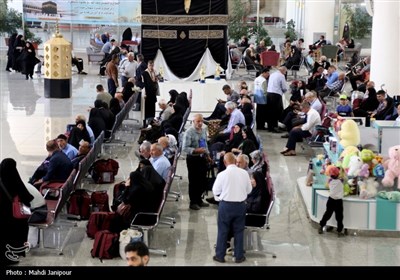 اعزام زائرین حج تمتع از فرودگاه شهید بهشتی اصفهان