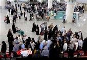 اعزام زائرین حج تمتع از فرودگاه شهید بهشتی اصفهان