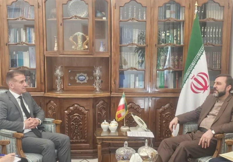  همکاری‌ها درحوزه خزر محور گفتگوی غریب‌آبادی و سفیر آذربایجان 