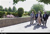 بازید آیت‌الله مظفری از بازار قزوین