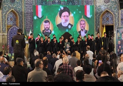 سالگرد شهدای خدمت در حرم حضرت عبدالعظیم(ع)